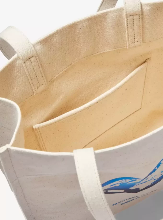 Τσάντα Tote από ανακυκλωμένο βαμβάκι και καμβά Watch Hunger Stop Τσάντα Tote από ανακυκλωμένο βαμβάκι και καμβά Watch Hunger Stop