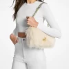 Μεγάλη τσάντα ώμου Tribeca Faux Shearling