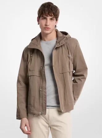 Αντιανεμικό μπουφάν από νάιλον twill