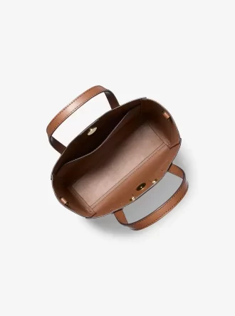 Μικρή τσάντα Vincent Signature Logo Convertible Tote με θήκη για κάρτες