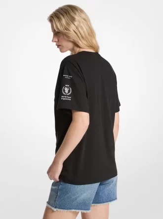 Βαμβακερό T-shirt Watch Hunger Stop