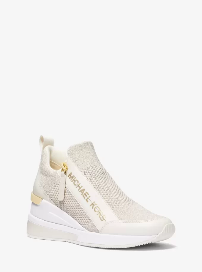 Πλεκτό αθλητικό παπούτσι Willis Metallic Stretch Knit