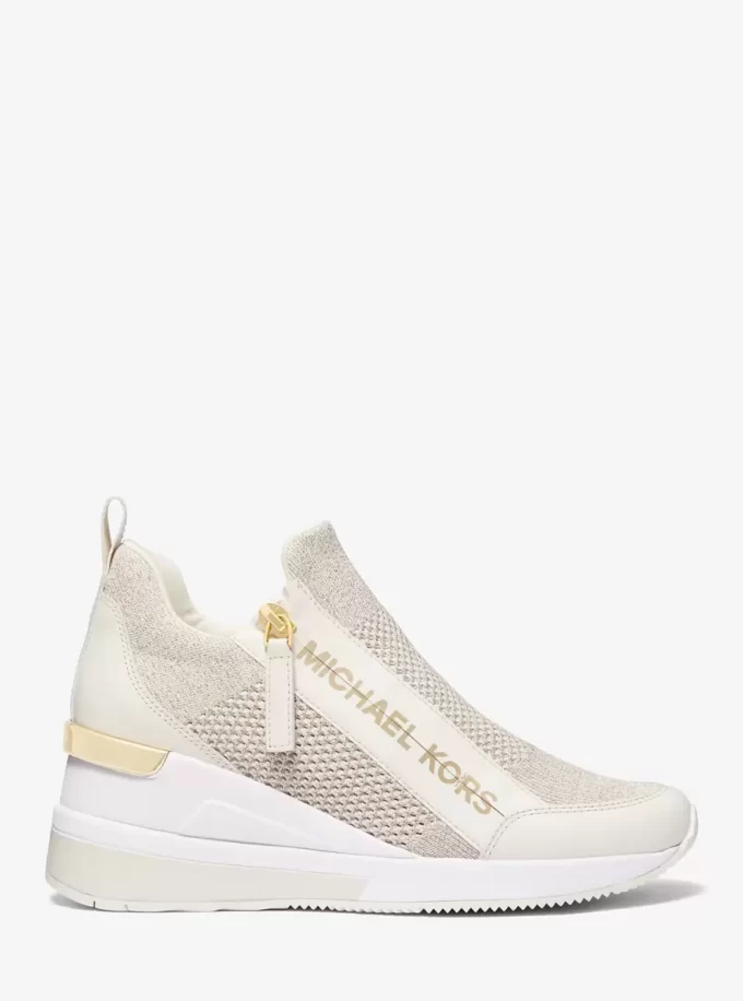 Πλεκτό αθλητικό παπούτσι Willis Metallic Stretch Knit